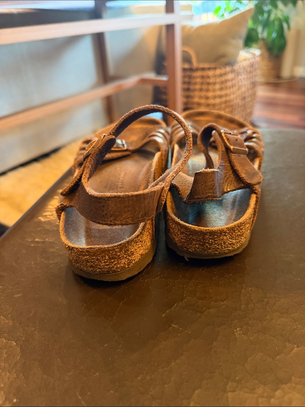 Brown Birkenstock Bali Sandals - Picture 3 of 4